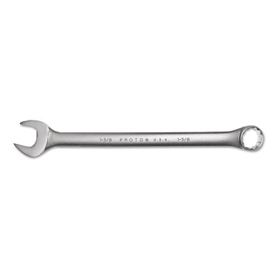 Proto J1244 TorquePlus Combination Wrench, 1-3/8 in Opening, 18-1/2 in OAL, 12-point, SAE, Satin