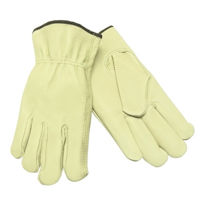 MCR Safety 3400S Pigskin Drivers Gloves, Economy Grain Pigskin, Small