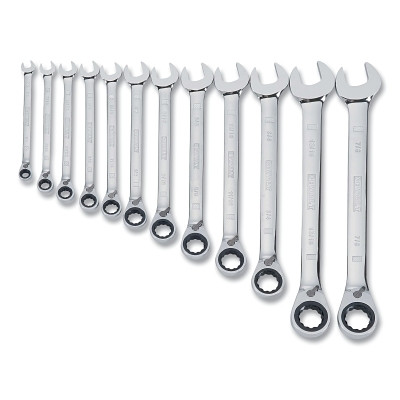 DeWalt DWMT19230 Ratcheting Combination Wrench Set, 12-Pc, Metric, 8 mm to 19 mm Opening Size