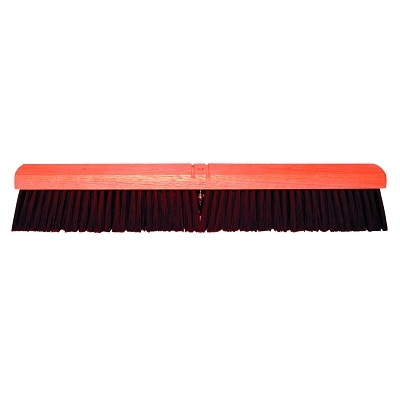 Magnolia Brush 2224A No. 22A Line Garage Brush, 24 in Hardwd Block, 3 in Trim L, Coarse Brown Plastic