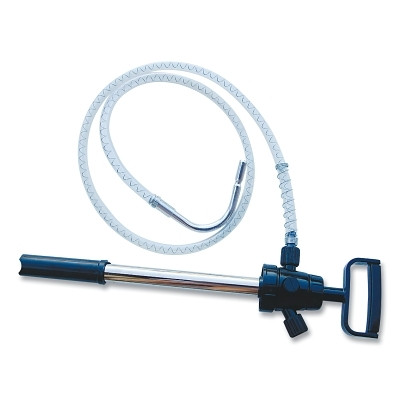 OilSafe 102301 Premium Pump, 19.5 in L Hose, For 3/ 5 or 10 liter/US quart Drums, Black