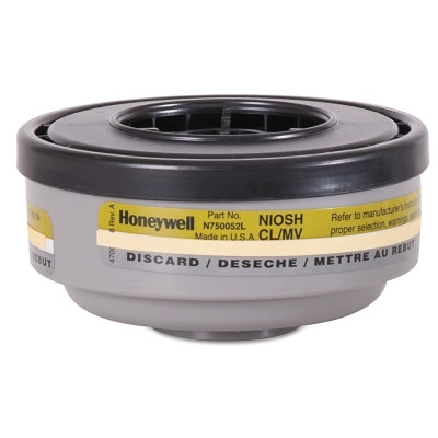 North by PIP N750052L Gas and Vapor Cartridges, Mercury Vapor/Chlorine, Olive
