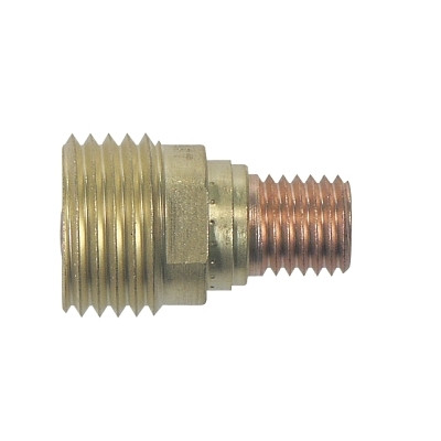 WeldCraft 45V45 Gas Lens Collet Body, 1/8 in, Used on 9, 20, 22, 24, 25