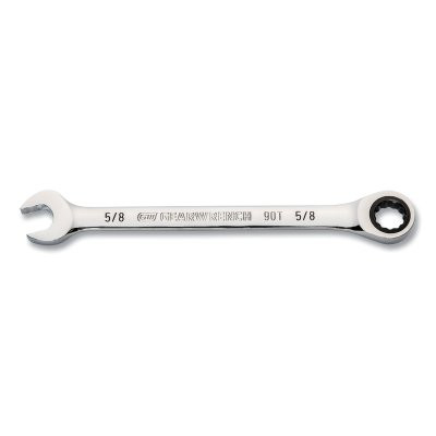 GEARWRENCH 86947 90-Tooth 12 Point Ratcheting Combination Wrench, SAE, 5/8 in