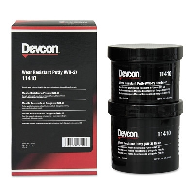 Devcon 11410 Wear Resistant Putty WR-2, 1 lb, Kit, Dark Gray