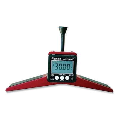 Flange Wizard 53087-D Digital Magnetic Centering Head, 12 in and Larger Pipe Cap, Y Shape Body, +/- 0.2 of a Degree Accuracy