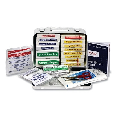 Medi-First 16UPA Class A Kit, First Aid, 16 Unit, Plastic Case, Carry Handle