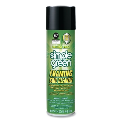 Simple Green 0110001213418 Foaming Coil Cleaners, 20 oz Aerosol Can