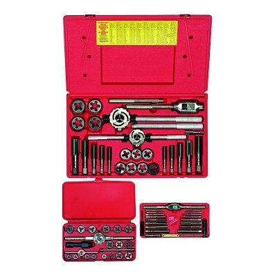 Irwin Hanson 97312 Metric Tap and Hex Die Set, 66-pc, Plastic Case