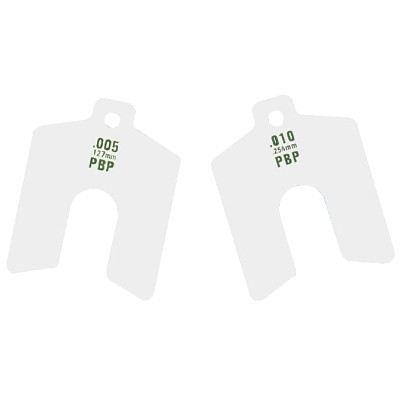 Precision Brand 42245 Decimal Slotted Shim Refill Packages, 0.00075, Stainless Steel 300, 0.025 x 2 x2