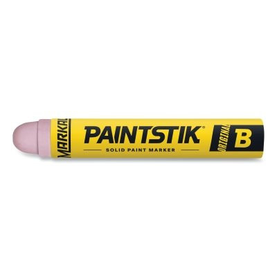 Markal 80227 Paintstik Original B Solid Paint Marker, 11/16 in dia, 4-3/4 in L, Pink