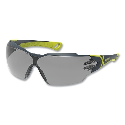 HexArmor 11-13003-02 MX300 Anti-Fog Safety Glasses, Grey 23%, TruShield, Gray/Lime