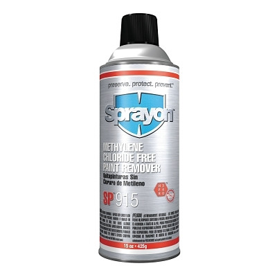 Sprayon S00915000 SP915 Methylene Chloride Free Paint Remover, 16 oz, Aerosol Can, Ammonia Scent