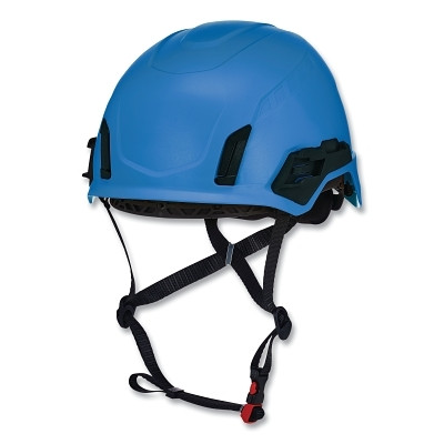 MSA 10242638 V-Gard H2 Safety Helmet, Type II, Rachet Suspension, Non-Vented, Blue