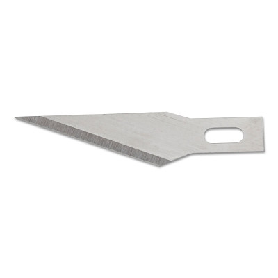 Stanley 11411 Hobby Knife Blade, 1-9/16 in, Steel, 3 per Card