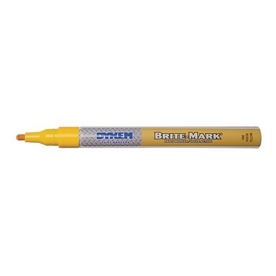 DYKEM 41006 BRITE-MARK Fine Marker, Yellow, Fine Tip