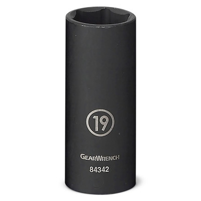 GEARWRENCH 84555N Impact Socket, 1/2 in Drive Size, 15/16 in Opening Size, 6-point, Deep Length