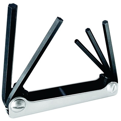 Klein Tools 70579 Folding Hex Tools, 5 per fold-up, Hex Tip, Inch