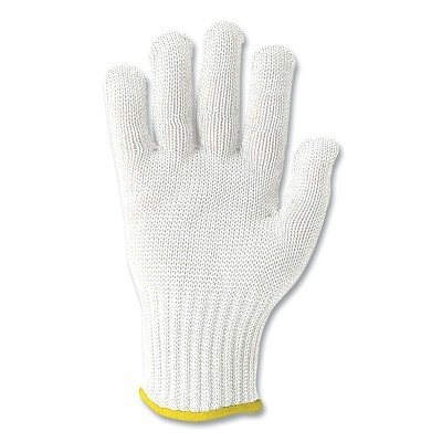 Wells Lamont 333370 Whizard Knifehandler Heavy Duty Cut Resistant Gloves, 7 ga, Cut Level A9, 3 in L Cuff, Small, White
