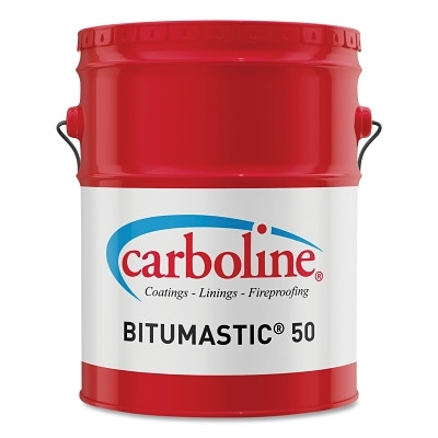 Bitumastic 505 Protective Coating, No 50, Black, Tar Scent, 5 gal