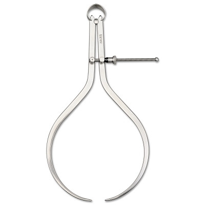 L.S. Starrett 50373 79 Series Outside Caliper, 12 in, Yankee Spring, Quick Spring Nut, Flag Leg