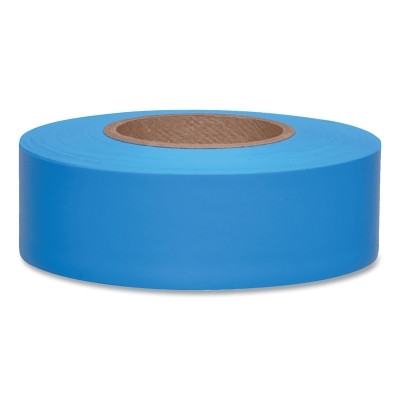Presco TFBG Taffeta Flagging Tape, 1-3/16 in x 150 ft, Flourescent Blue