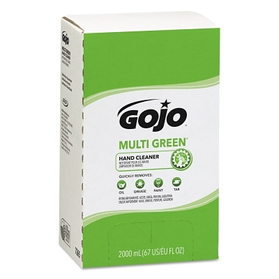 Gojo 726504 MULTI GREEN Hand Cleaner, Citrus, for PRO TDX, Bag-in-Box, 2,000 mL