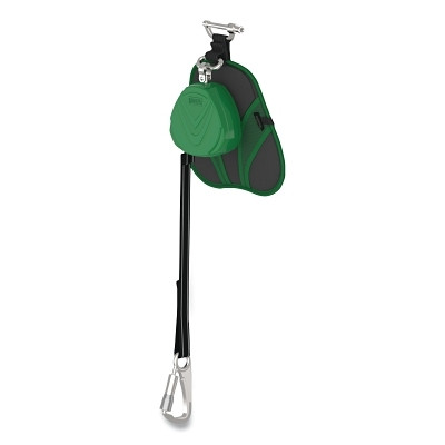MSA VTLEW-021-PJ-A V-TEC EDGE Personal Fall Limiter, Single Leg, 8 ft, 310 lb Load Cap, Harness Locking Pin, FP5K Snaphook Bottom Connector
