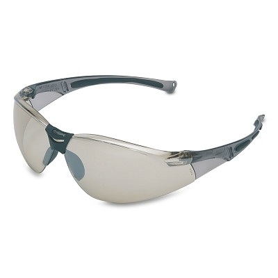 UVEX by PIP A804 A800 Series Eyewear, Indoor/Outdoor Lens, Polycarbonate, Hard Coat, Gray Frame