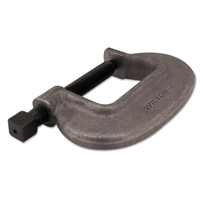 Wilton 14527 Brute-Force 0 Series C-Clamps, Square Head, 1 7/16 in Throat Depth