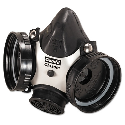 MSA 808053 Comfo Classic Respirator, Medium, Hycar Rubber