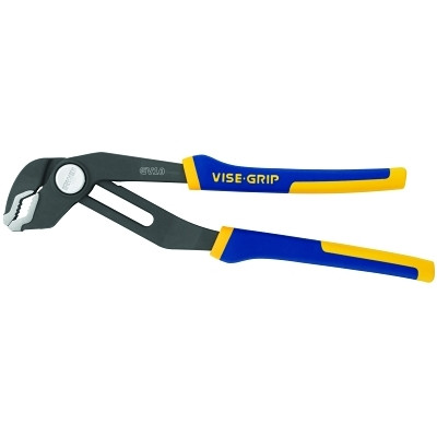 Irwin 2078110 VISE-GRIP GrooveLock Plier, 10 in OAL, V-Jaws, 16 Adjustments