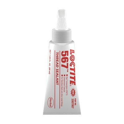 Loctite 2087072 567 PST Thread Sealant, High Temperature, 350 mL Can, White