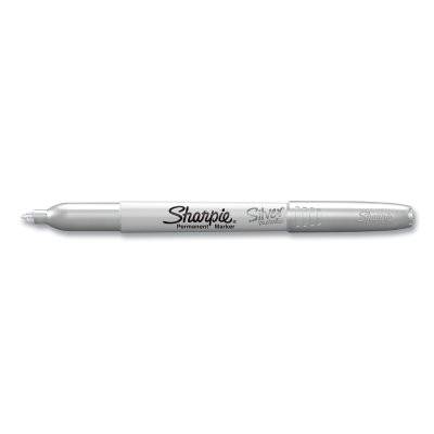 Sharpie 39013 Metallic Permanent Marker, Silver-Gray, Fine Tip