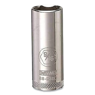 DeWalt DWMT88988OSP Socket, 3/8 in Drive, 9/16 in Opening, 6-point, Deep