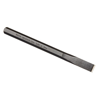 Mayhew Tools 10204 Cold Chisels, 6 in Long, 7/16 in Cut, Black Oxide, 12 per box