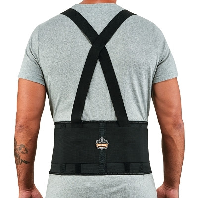Ergodyne 11091 ProFlex 1650 Elastic Back Support Brace, X-Small, Black