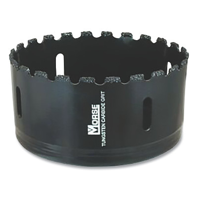 M.K. Morse MHSG80 Tungsten Carbide Grit Hole Saw, 5 in Cutting dia, 1-1/2 in Cutting Depth, Arbor Required (Sold Separately)