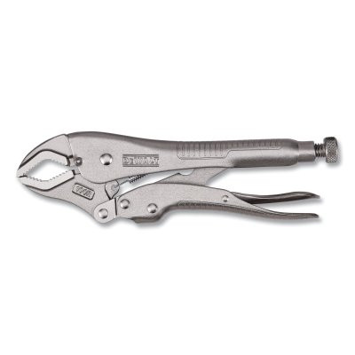 DeWalt DWHT82788 Locking Plier, 10 in OAL, 1-7/8 in Jaw Opening, 1/2 in Jaw Thickness, Curved, Serrated