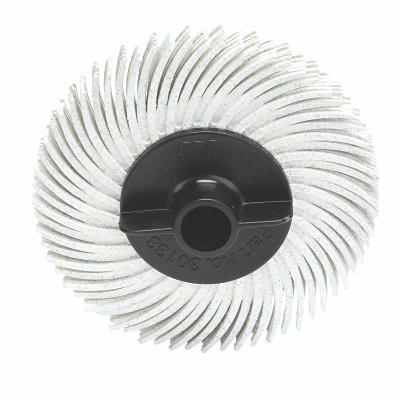 Scotch-Brite 7100138294 Bristle Disc, 2 in x 3/8 in, 120 Grit, 30000 RPM, White