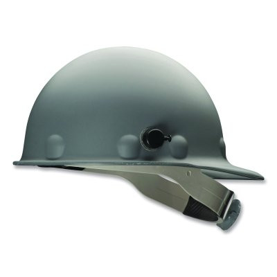 Fibre-Metal by PIP P2AQRW09A000 Roughneck P2 Hard Cap, 8-point Ratchet, P2A, Gray