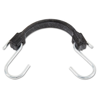 Keeper 06209 EPDM Rubber Strap, Zinc-Plated Steel Hooks, 10 in L