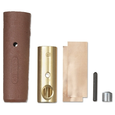 Eaton Crouse-Hinds E101271 F Series E1012 Plug, 1/0 to 3/0 AWG Cap, Cam-Lok Single Pole Connector, Set Screw, Female, Red
