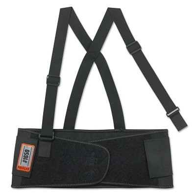 Ergodyne 11096 ProFlex 1650 Elastic Back Support Brace, 2X-Large, Black