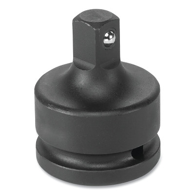 Grey Pneumatic 3008A Impact Adapter, With Friction Ball, 3/4 in Female x 1/2 in Male Drive, Chrome-Molybdenum Alloy Steel