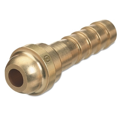 Western Enterprises 17 Barbed Hose Nipple, 200 psig, Brass, B-Size