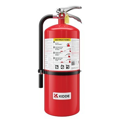 Kidde 21033506 Pro Plus Multi-Purpose Dry Chemical Fire Extinguisher - ABC Type, 20 lb (Average), Includes Wall Bracket