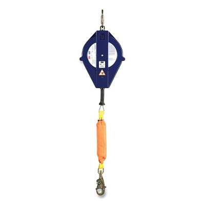 DBI-SALA 7012819273 Ultra-Lok Self Retracting Cable Lifeline, Stainless Steel, 55 ft L, 310 lb, Swivel Snap Hook