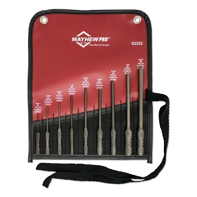 Mayhew Tools 62252 9 Pc Pilot Punch Kits, English