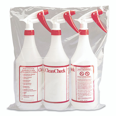 Boardwalk 03010 Pre-printed Trigger Spray Bottle, 32 oz, English and Spanish